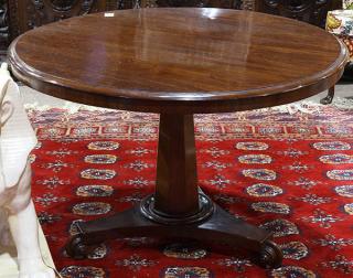 Appraisal: George IV round center table George IV round center table