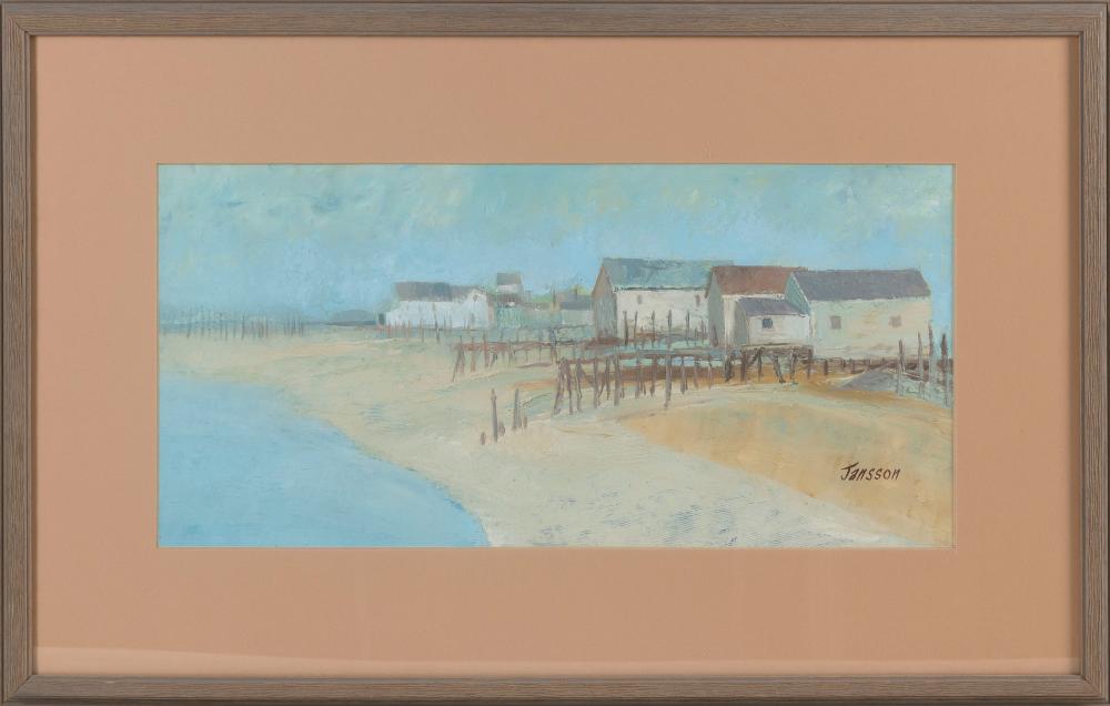 Appraisal: KENNETH LARS JANSSON AMERICA TH CENTURY HOUSES AND PILINGS PROVINCETOWN