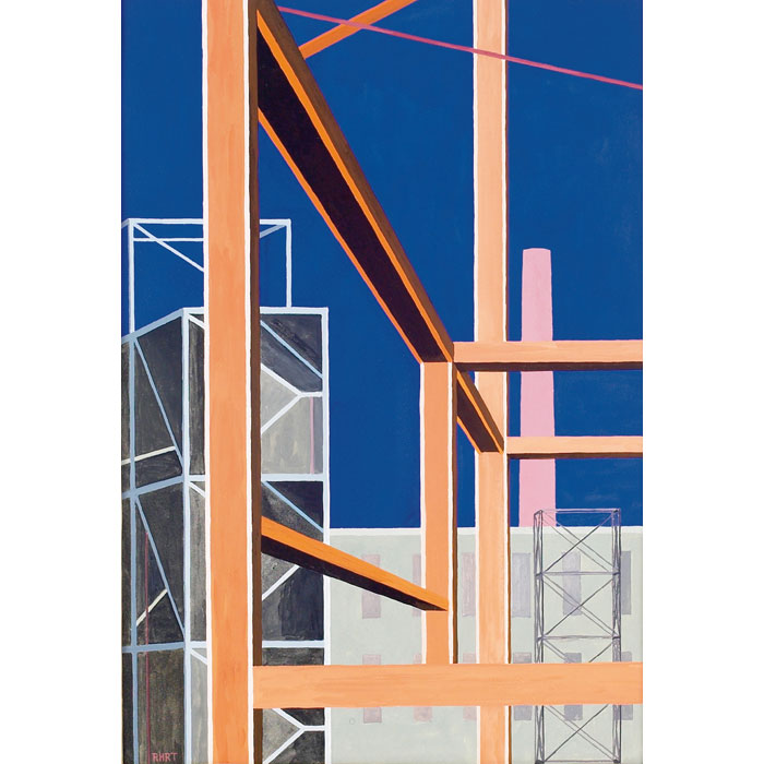 Appraisal: Richard Harold Redvers Taylor American - Construction Scene c gouache