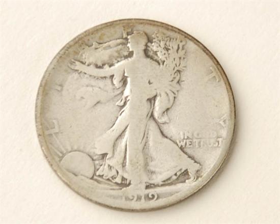 Appraisal: -S Walking Liberty Half Dollar