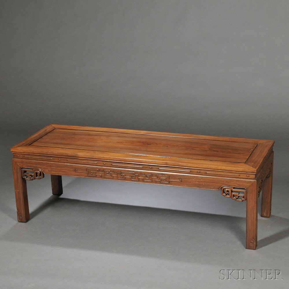 Appraisal: Low Table China the long rectangular top set above a