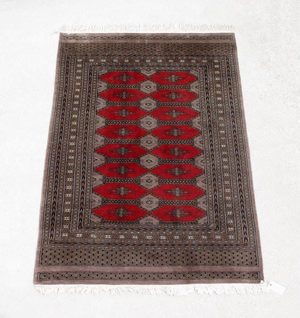 Appraisal: HAND TIED BOKHARA RUG Approx ' '' x ' ''