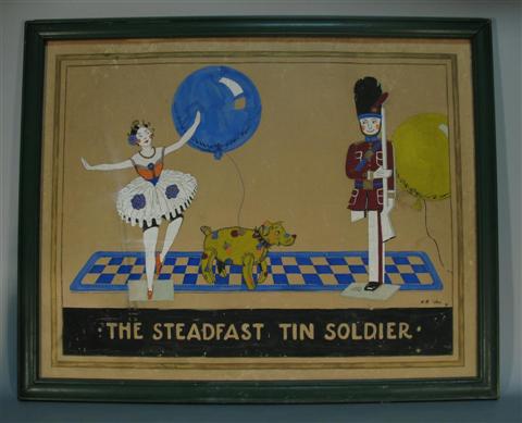 Appraisal: K B M OKE THE STEADFAST TIN SOLDIER Watercolor on