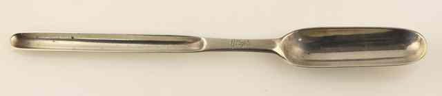 Appraisal: An th Century Irish silver marrow scoop Michael Homer Dublin