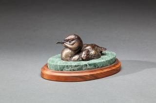 Appraisal: Robert Bateman Canadian b Merganser Duckling signed and dated Robert