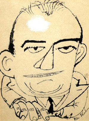 Appraisal: Ben Shahn American - - Portrait of a man pen