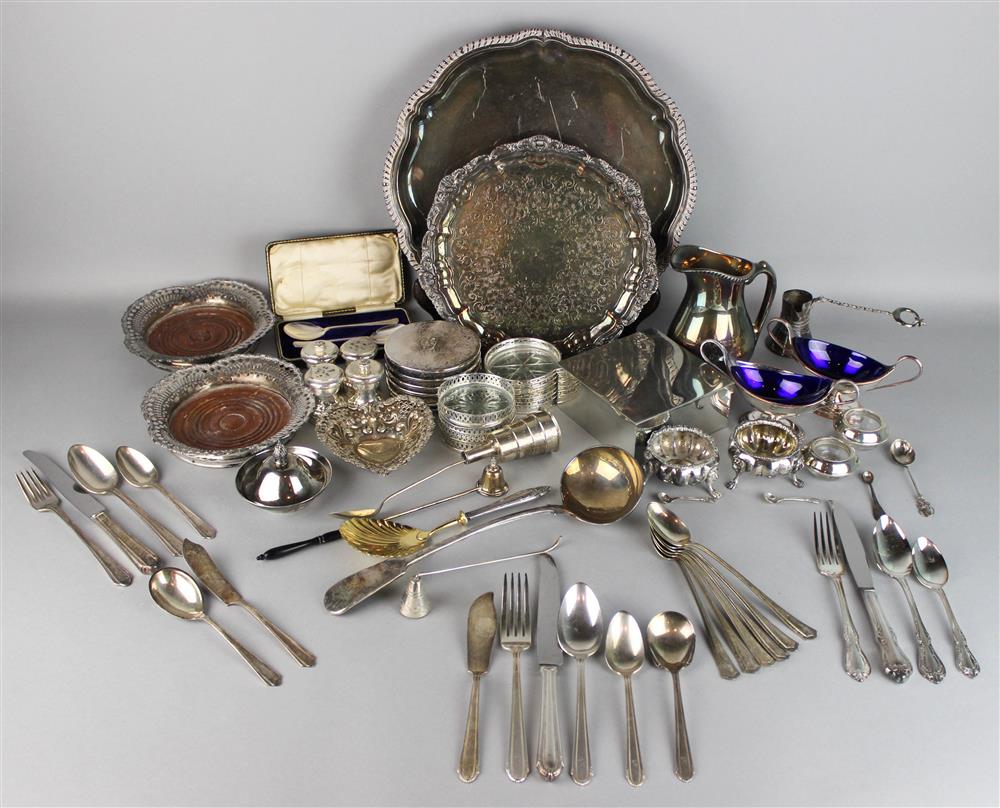 Appraisal: GROUP OF SILVERPLATE AND OTHER ITEMS including a Wallace piece