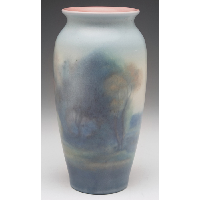 Appraisal: Good Rookwood vase tapered shape covered in a Vellum glaze