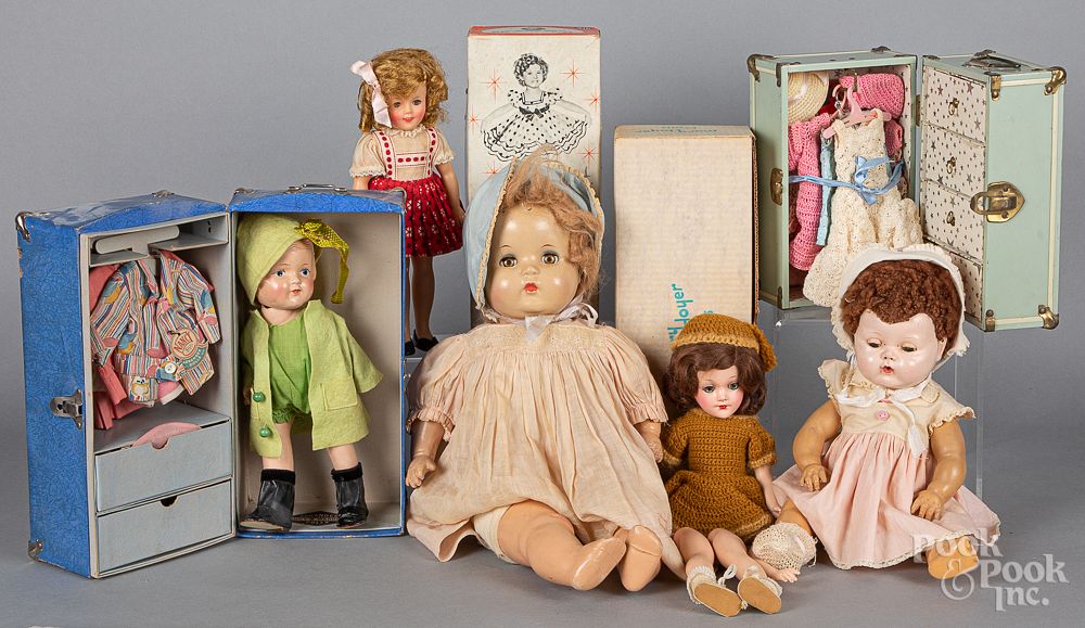 Appraisal: Miscellaneous dolls Miscellaneous dolls to include a composition Arranbee Nancy