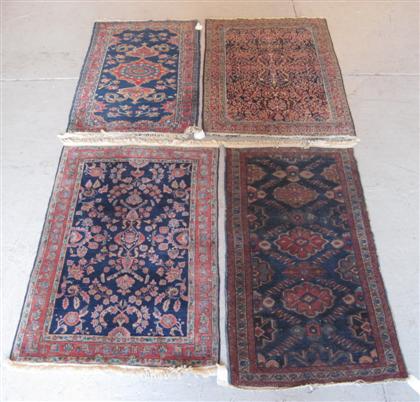 Appraisal: Four west Persian rugsa Sarouk rug circa ft x ft