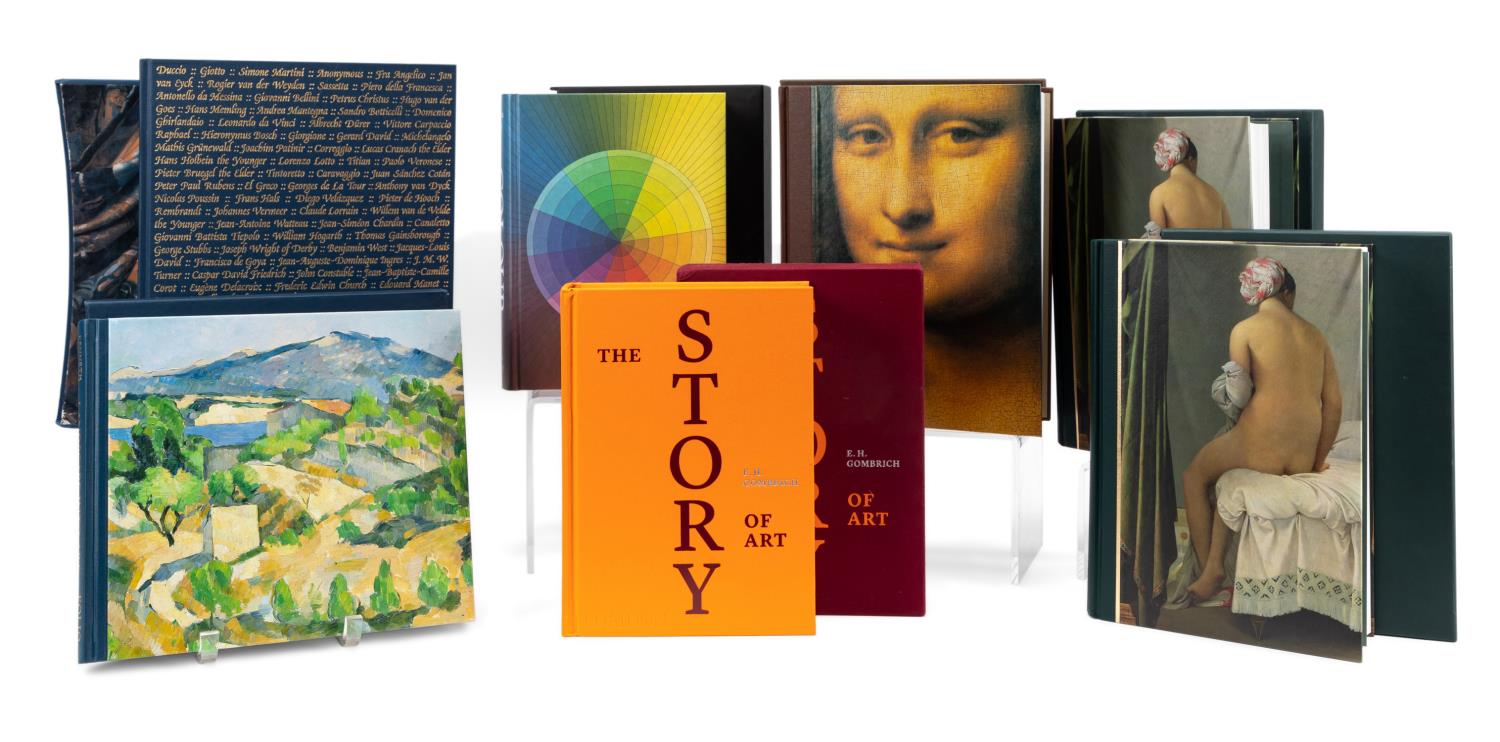 Appraisal: SEVEN MAINLY FOLIO SOCIETY BOOKS ON ART Selection of six