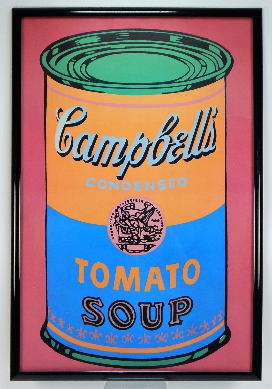 Appraisal: ANDY WARHOL CAMPBELLS TOMATO SOUP POSTER New York Pennsylvania -