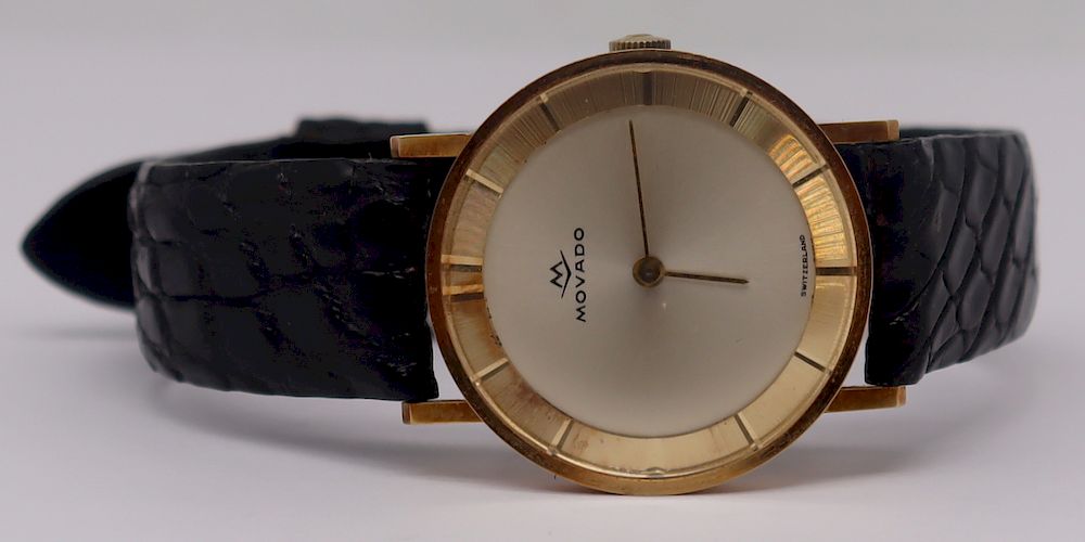 Appraisal: JEWELRY Vintage Movado kt Gold Wrist Watch Vintage Movado kt