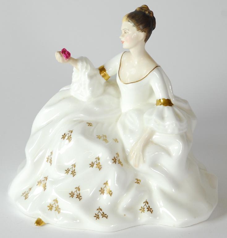 Appraisal: ROYAL DOULTON CHINA FIGURE 'MY LOVE' HN in high printed