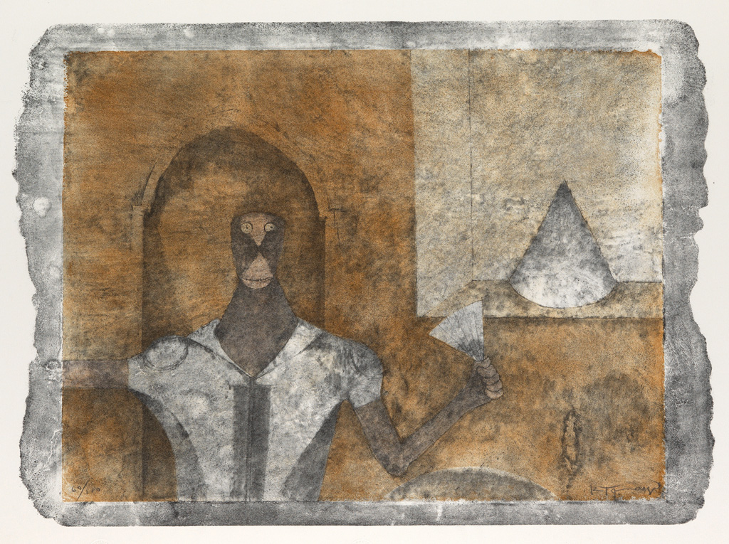 Appraisal: RUFINO TAMAYO El Ermita o Color lithograph x mm x