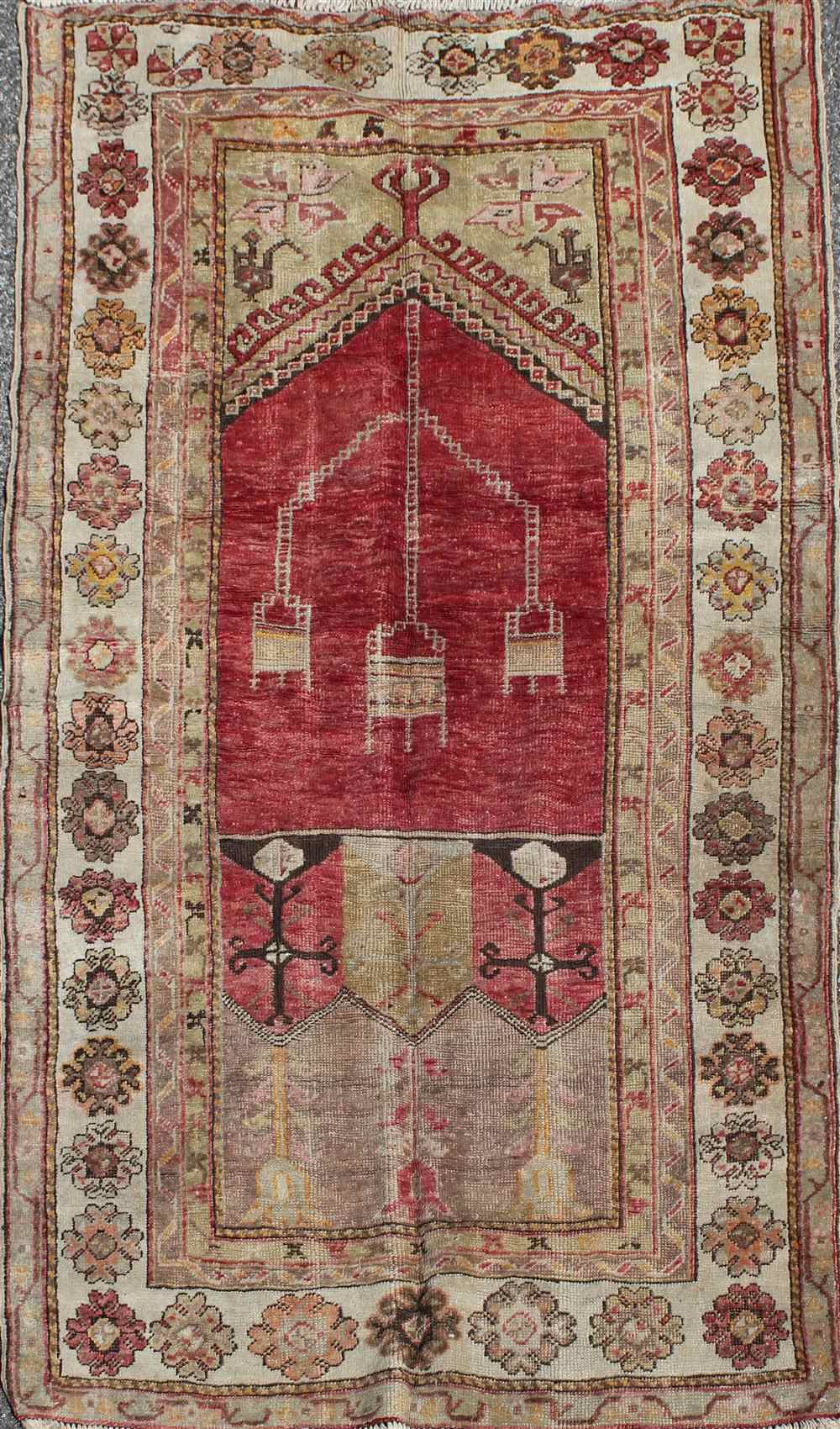 Appraisal: OUSHAK RUG approx ' '' x ' '' retail tag