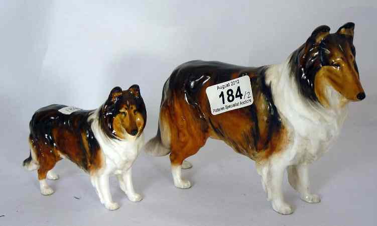 Appraisal: Royal Doulton Figure Medium Collie Dog HN and Miniature Collie