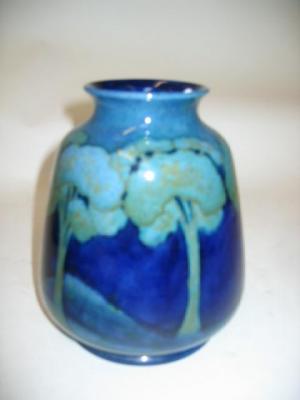 Appraisal: A MOORCROFT POTTERY VASE of tapering form with flared rim