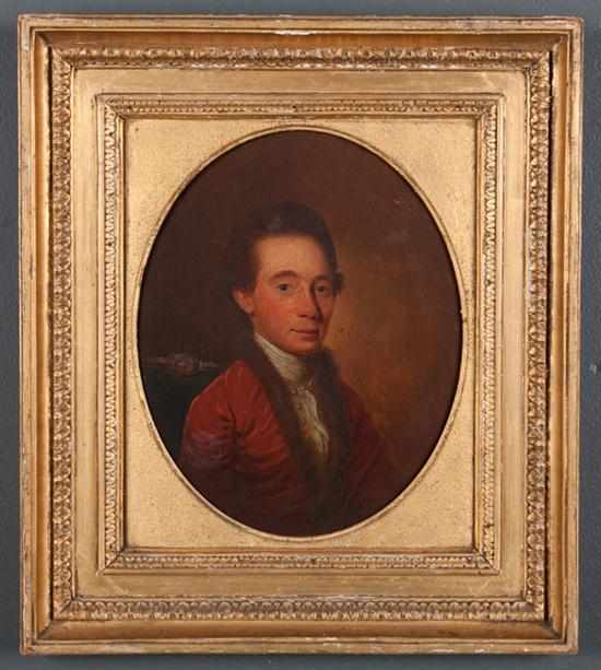 Appraisal: British School late th early th century Portrait of a