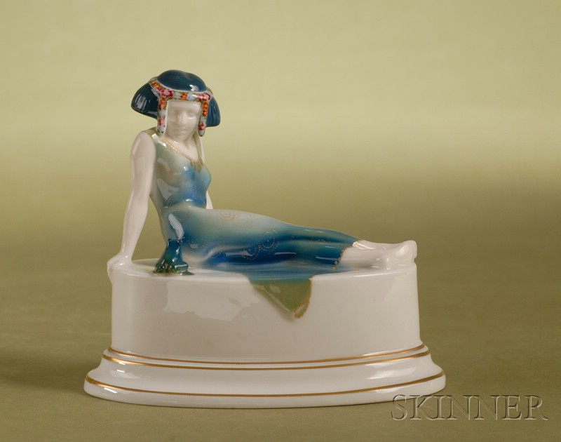 Appraisal: Rosenthal Porcelain Figure of the Frog King Germany c by