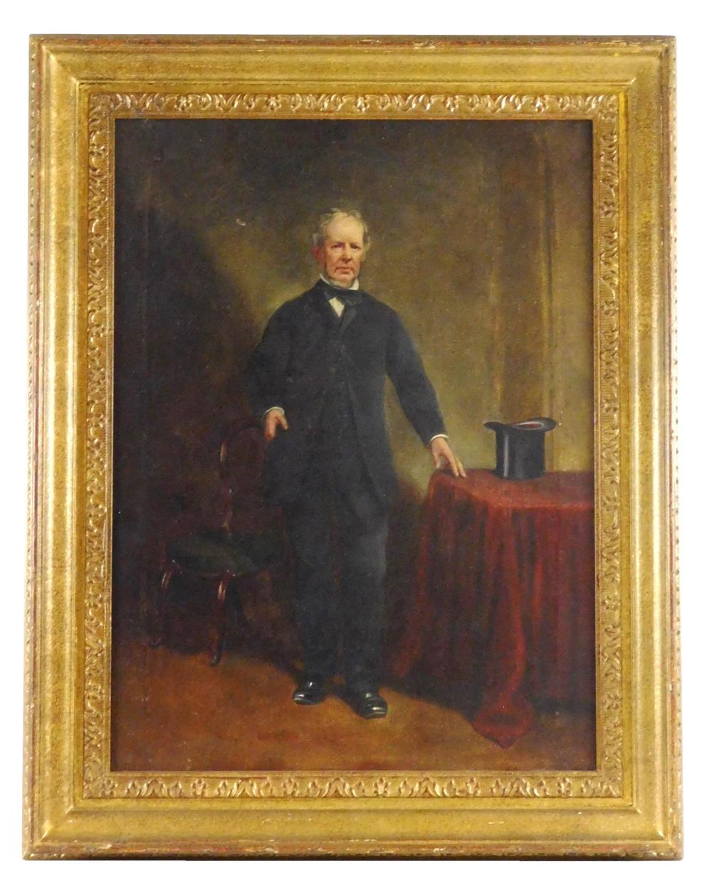 Appraisal: Samuel Baldwin British Portrait of John Jenkinson c oil on