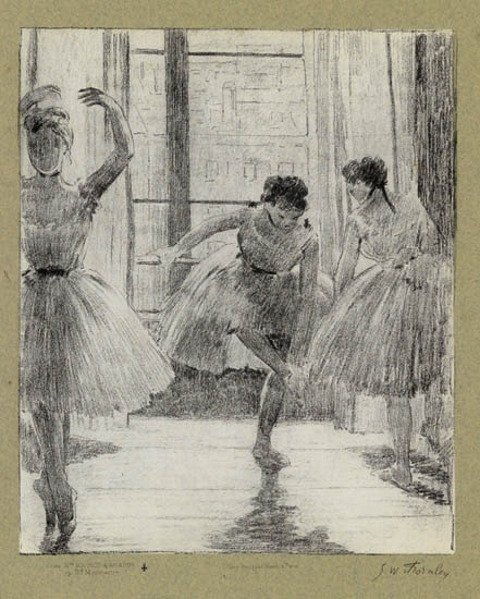 Appraisal: EDGAR DEGAS and GEORGE W THORNLEY La Classe de Ballet