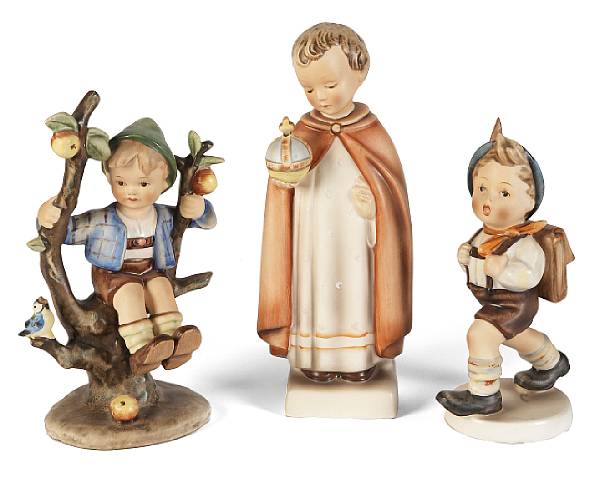 Appraisal: A group of twelve various Hummel figures mid th century