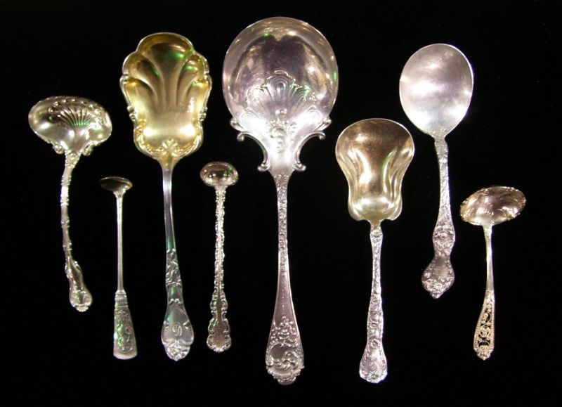 Appraisal: - Misc Sterling Serving Pieces Selling as one lot Weight