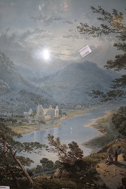 Appraisal: After Edwin PenleyFour continental landscape scenes prints in gilt frames