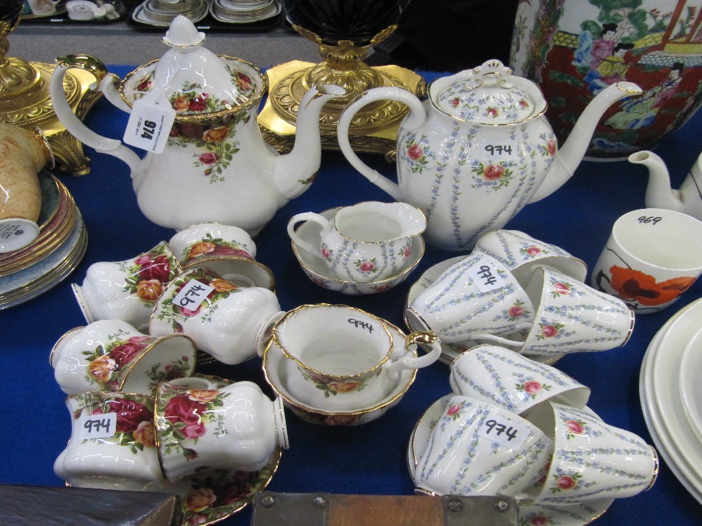 Appraisal: Royal Albert Old Country Roses coffee set and a Royal