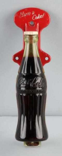 Appraisal: Plastic Metal Coca-Cola Screen Door Pull Description s Nice bright