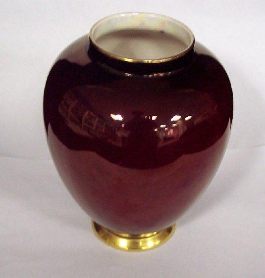 Appraisal: A Carlton Ware Rouge Royale baluster vase cm high