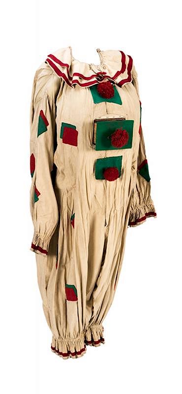 Appraisal: Stage Worn Clown Costume with Belly Drawer from Virgil s