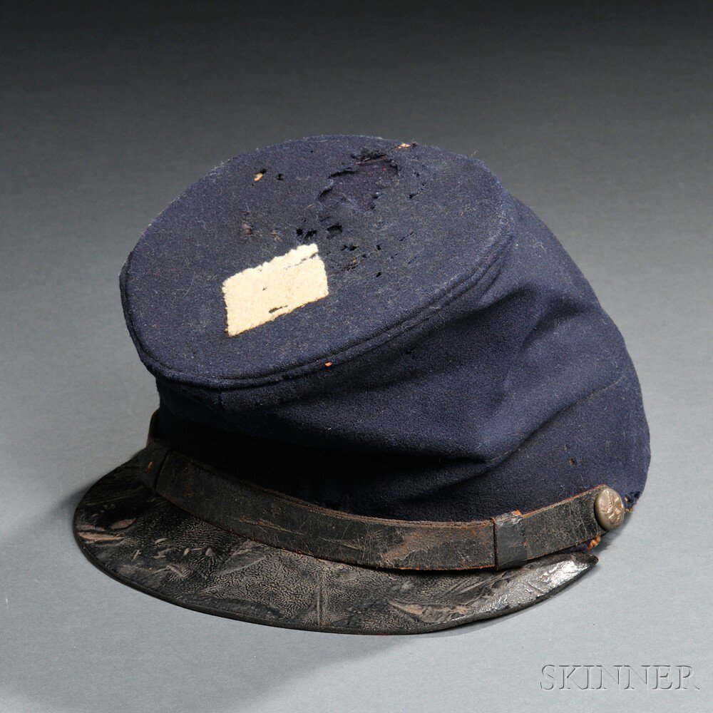 Appraisal: Model Forage Cap with Third Corps Badge c - blue