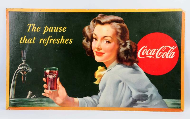 Appraisal: Horizontal Coca - Cola Poster This poster is rarely found