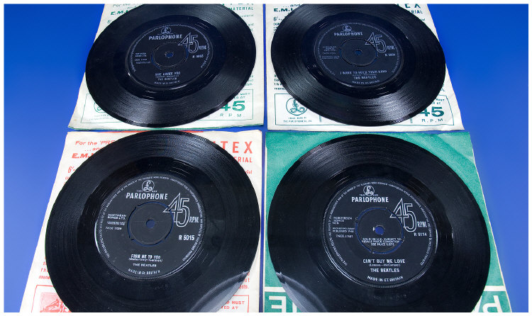 Appraisal: Collection of 's Records x The Beatles Duane Eddy Hollies