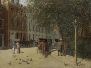 Appraisal: Painting Eugene Galien Eugene Galien-Laloue French - Street Scene with