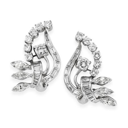 Appraisal: Pair of Diamond Earrings Estimate -