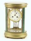 Appraisal: CLOCK - Late th C French made crystal regulator made