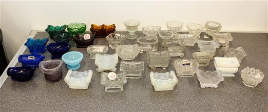 Appraisal: Sale Lot A Collection of American Glass Salts th century