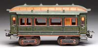 Appraisal: MARKLIN HAND PAINTED ONE GAUGE DINING CAR Circa car is