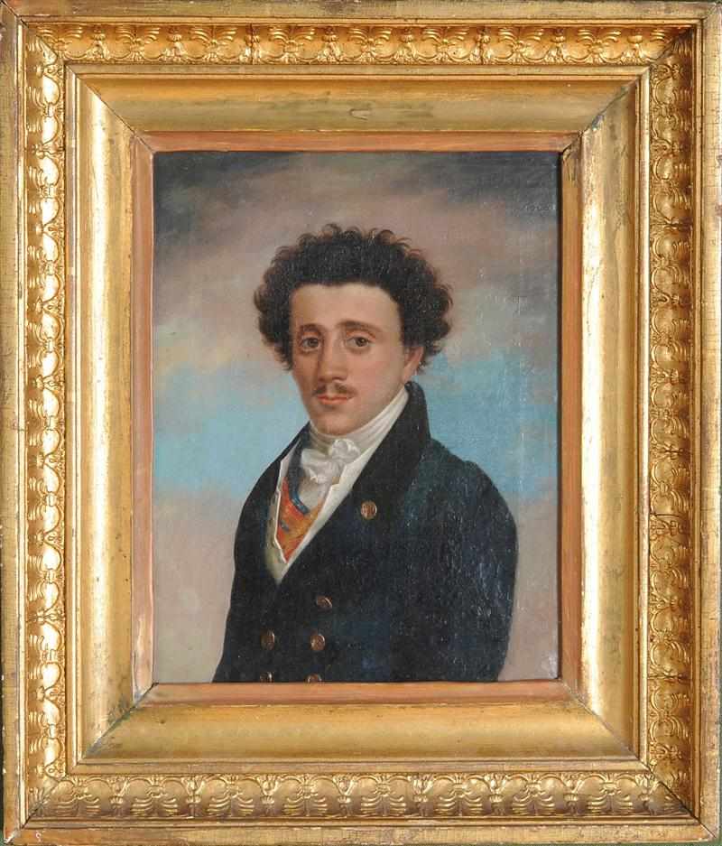 Appraisal: MANNER OF ADALBERT SUCHY PORTRAIT OF A GENTLEMAN Oil on