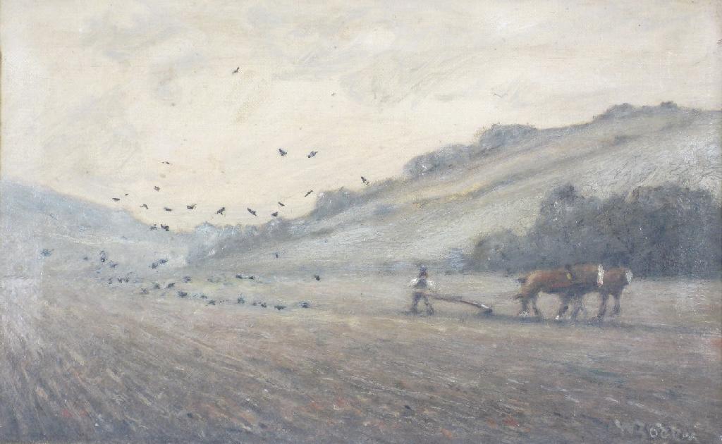 Appraisal: WILLIAM BODEN ' Follower of the Plough' signed further signed