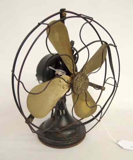 Appraisal: Early GE hotel fan Motor patented '' Ht