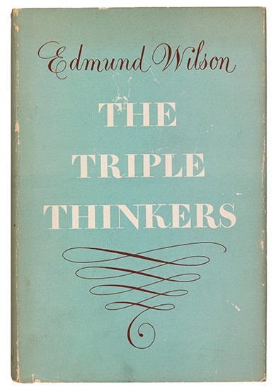 Appraisal: WILSON EDMUND The Triple Thinkers First Revised and Enlarged Edition