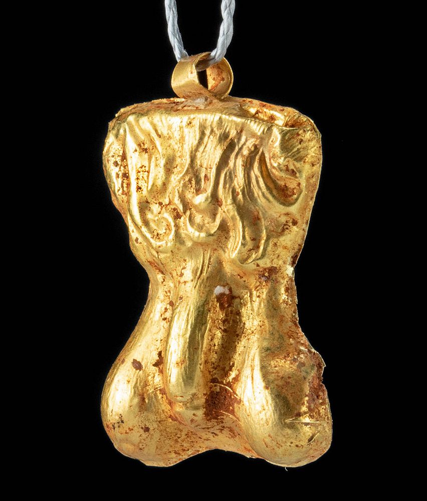 Appraisal: Fine Roman Gold Amulet - Phallus Form Roman Imperial Period