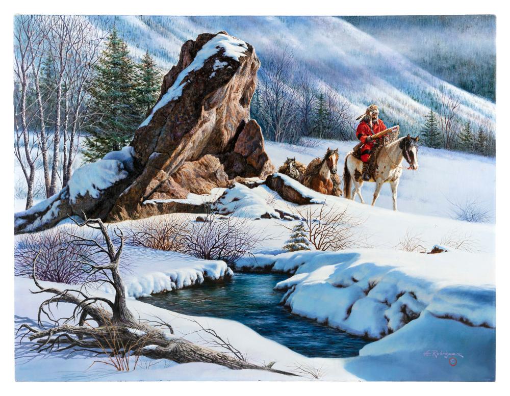 Appraisal: ALFREDO RODRIGUEZ CALIFORNIA MEXICO B TO THE WINTER RENDEZVOUS OIL