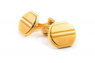 Appraisal: A Pair of Gold Cufflinks by Piaget Piaget K yellow