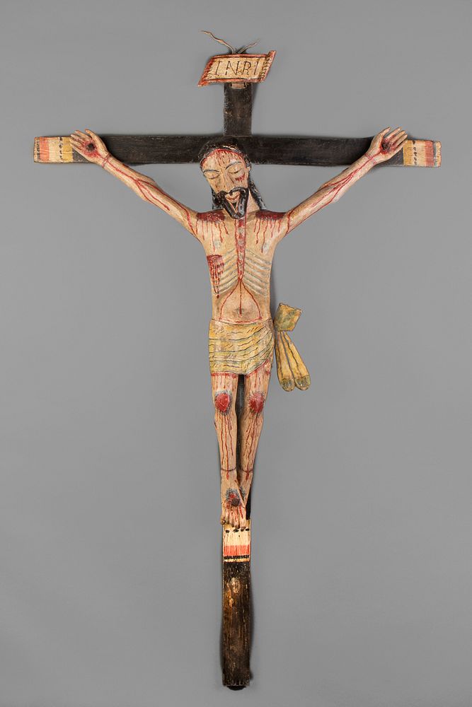 Appraisal: Attributed to Arroyo Hondo Santero Cristo Crucificado ca Attributed to