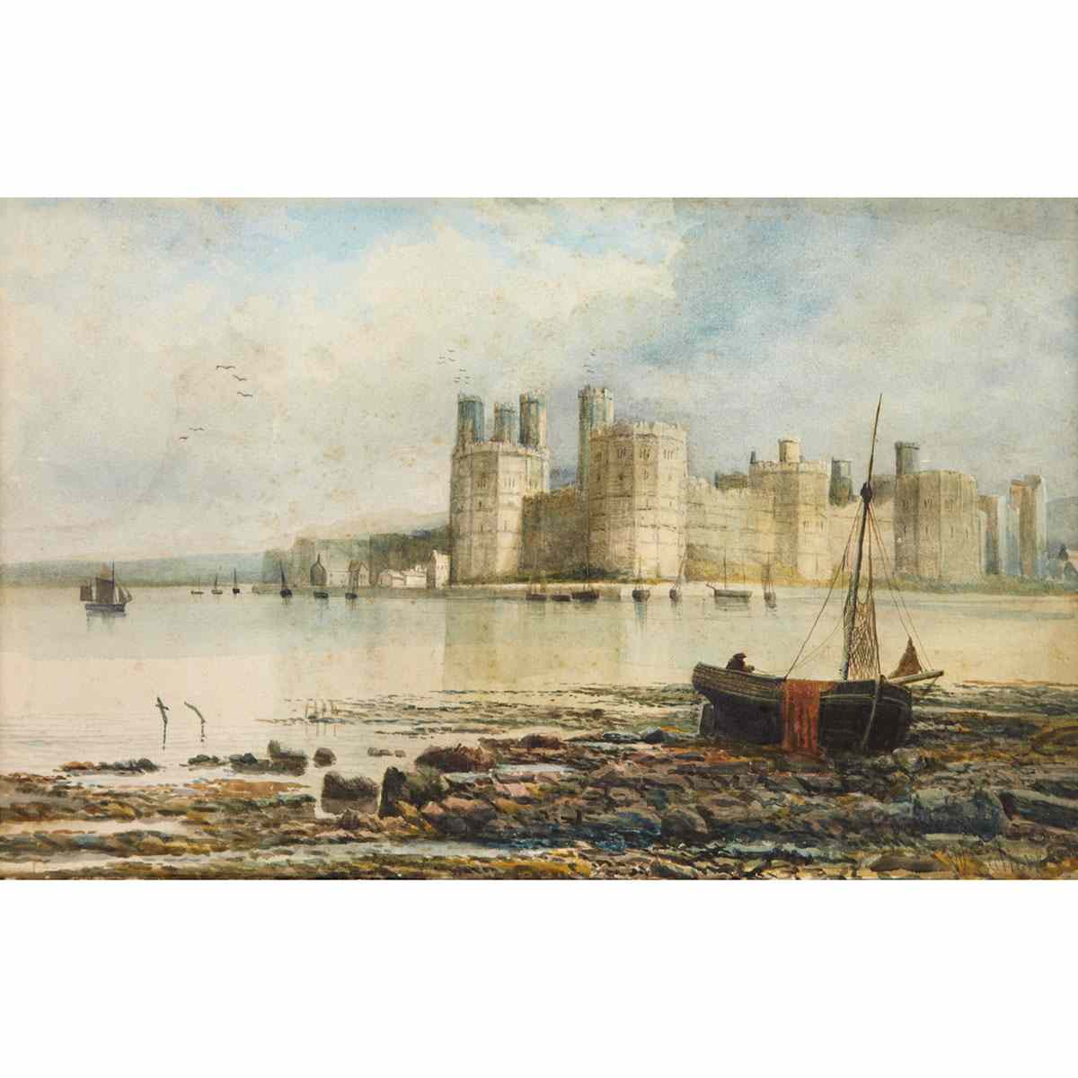 Appraisal: William Callow - British CAERNARFON CASTLE GWYNEDD NORTH-WEST WALES Watercolour